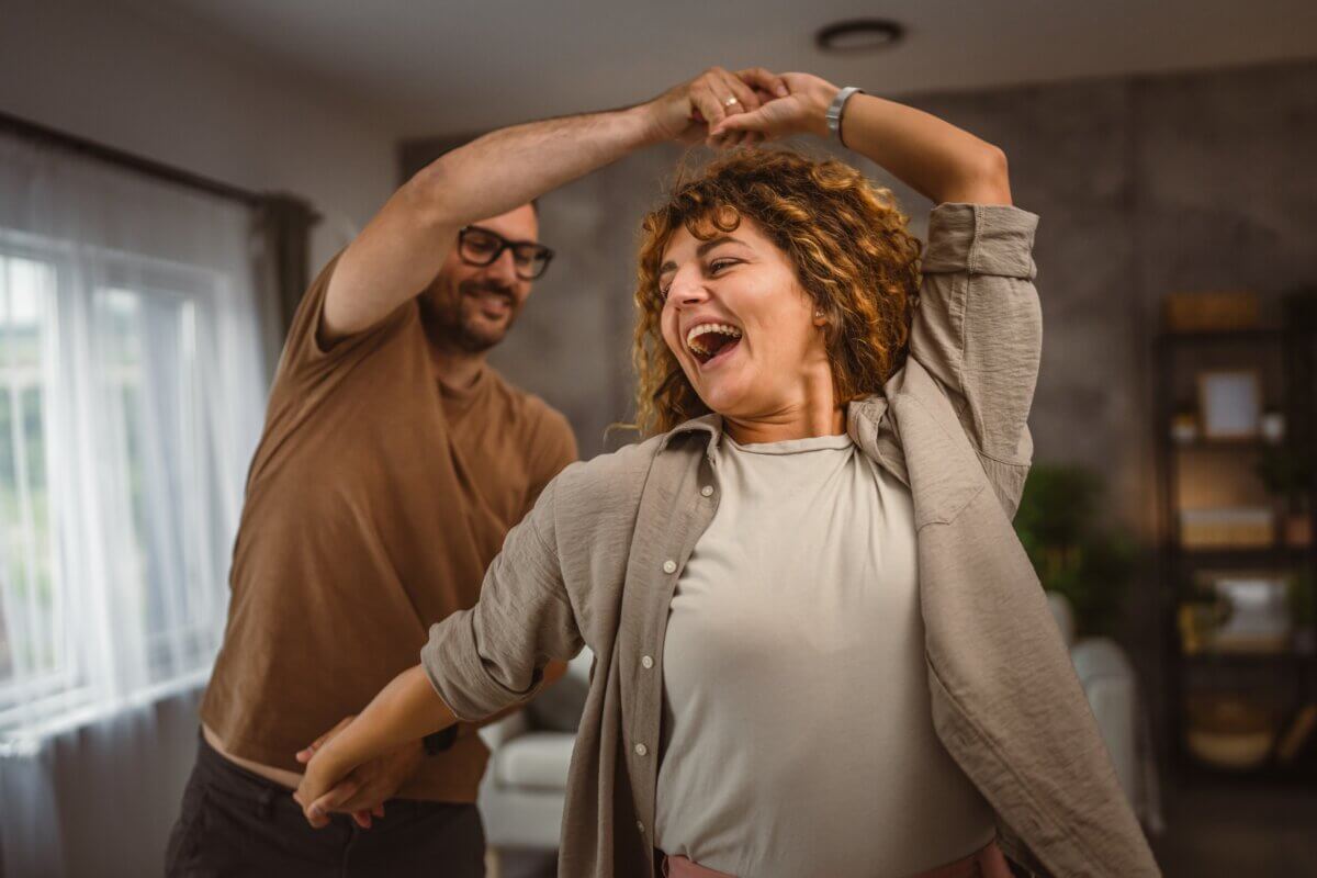 Couple dancing