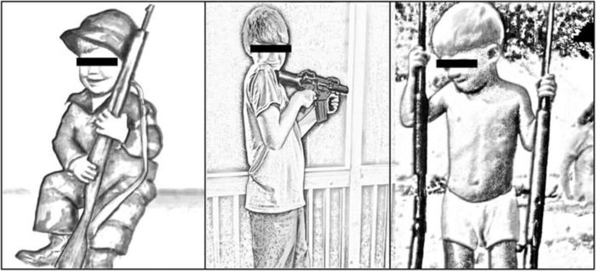 Children with guns