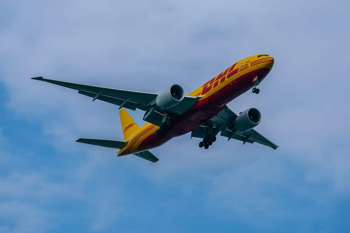 DHL cargo plane