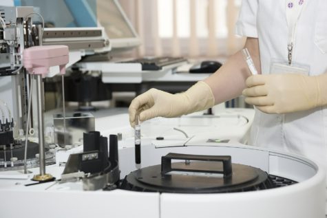 blood lab, hospital