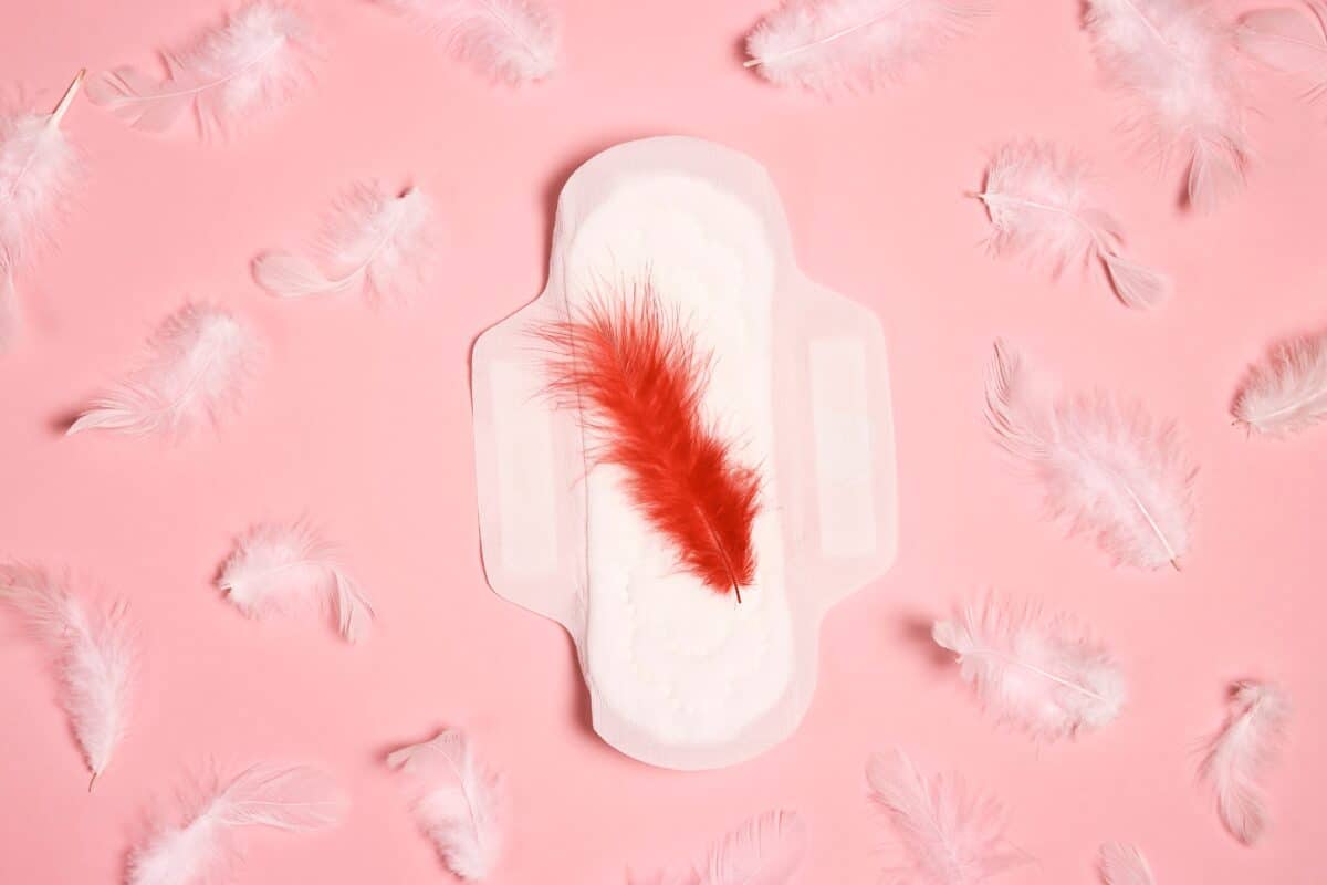 Menstrual pad for period