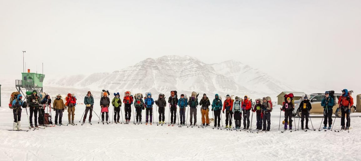 Start of the Alaska Ski Classic