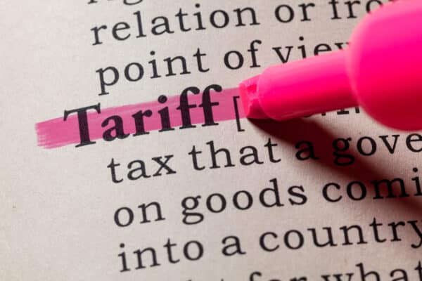 Tariff definition in dictionary