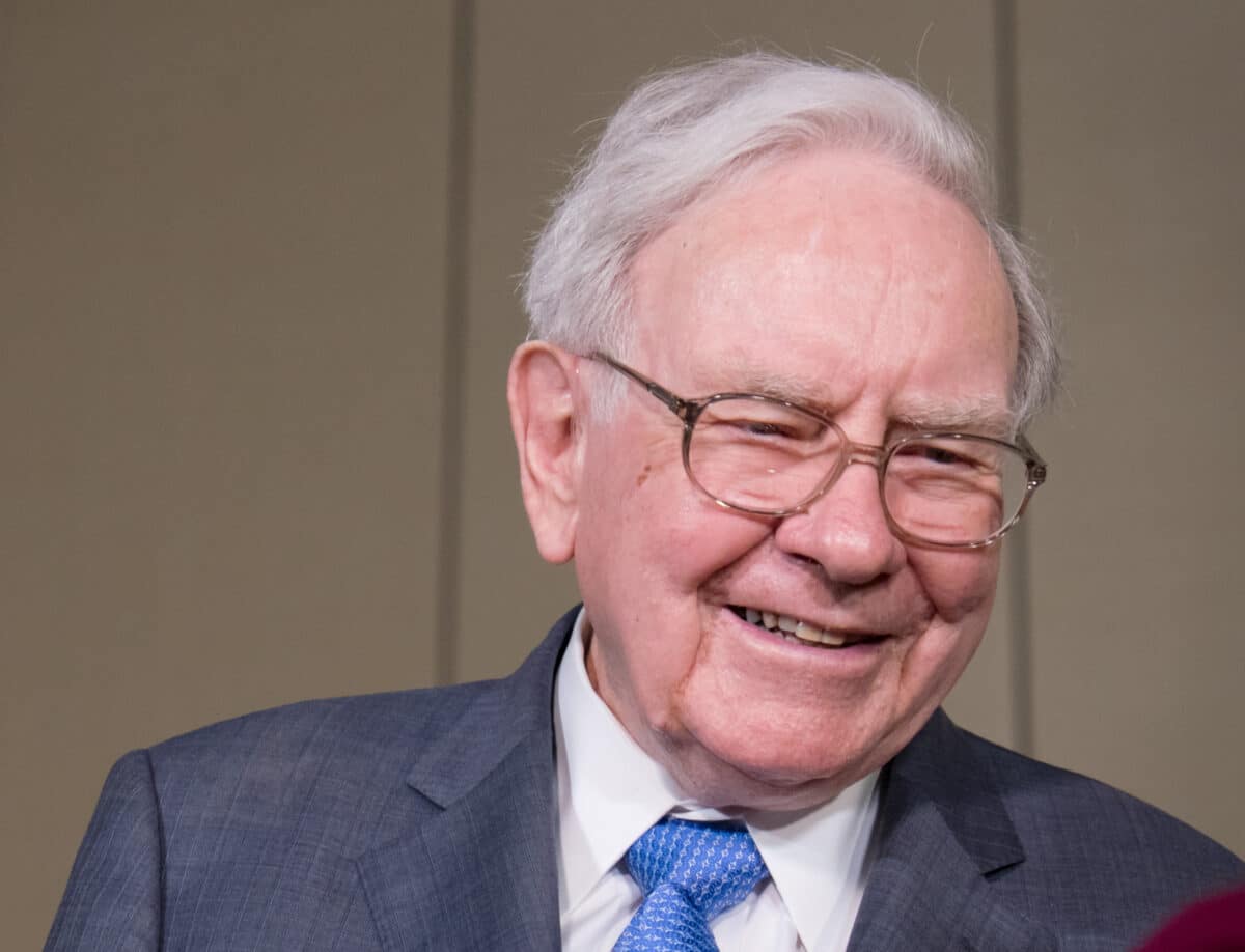 Warren Buffett smiling