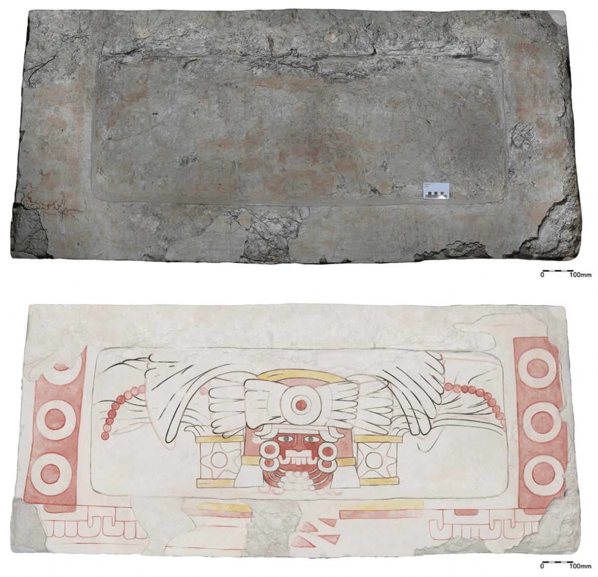 Side of Mayan altar